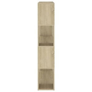 vidaXL Book Cabinet Room Divider Sonoma Oak 100x24x124 cm