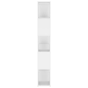 vidaXL Book Cabinet Room Divider White 100x24x155 cm Engineered Wood