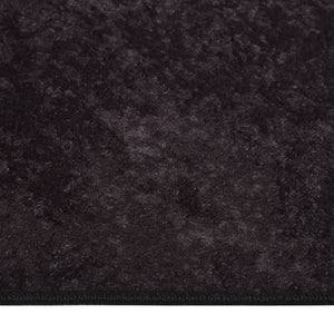 vidaXL Rug Washable 190x300 cm Anthracite Anti Slip