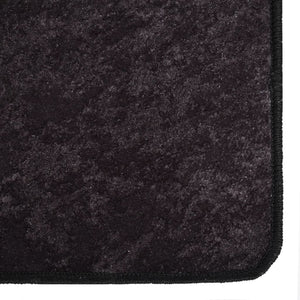 vidaXL Rug Washable 190x300 cm Anthracite Anti Slip