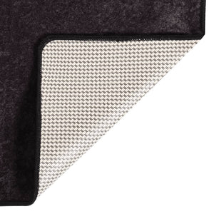 vidaXL Rug Washable 190x300 cm Anthracite Anti Slip