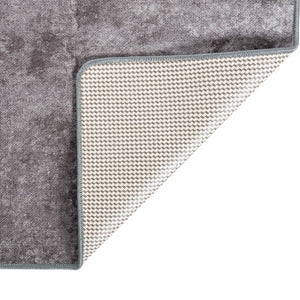 vidaXL Rug Washable 160x230 cm Grey Anti Slip