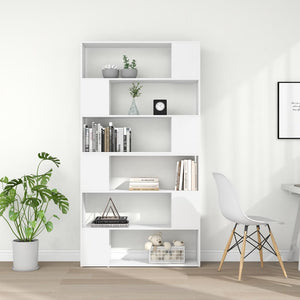 vidaXL Book Cabinet Room Divider White 100x24x188 cm