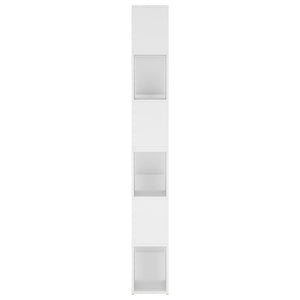 vidaXL Book Cabinet Room Divider White 100x24x188 cm