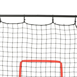 vidaXL Softball Rebounder 88x79x137 cm Steel