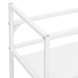 vidaXL Bathroom Washbasin Frame White 40x38x83 cm Iron