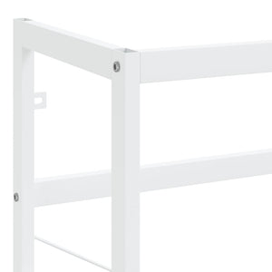 vidaXL Bathroom Washbasin Frame White 40x38x83 cm Iron