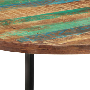 vidaXL Dining Table 110x75 cm Solid Wood Reclaimed