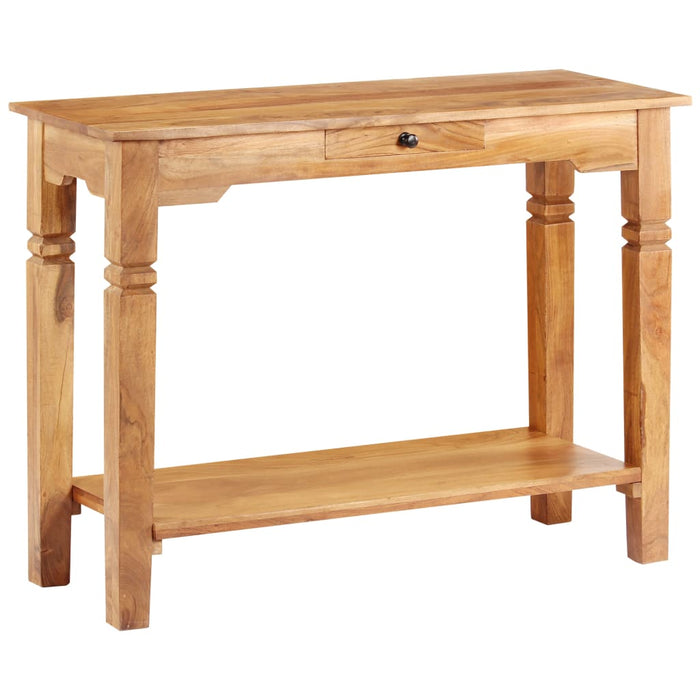 vidaXL Console Table 100x40x76 cm Solid Acacia Wood