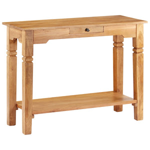 vidaXL Console Table 100x40x76 cm Solid Acacia Wood