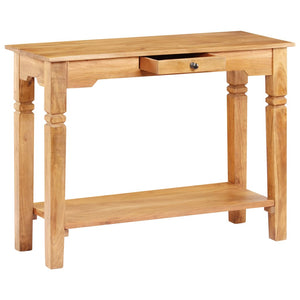 vidaXL Console Table 100x40x76 cm Solid Acacia Wood