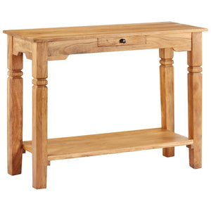 vidaXL Console Table 100x40x76 cm Solid Acacia Wood