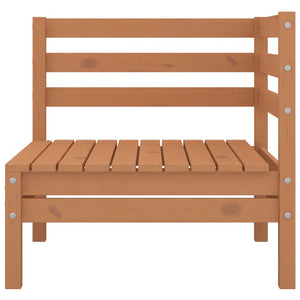 vidaXL 6 Piece Garden Lounge Set Honey Brown Solid Pinewood