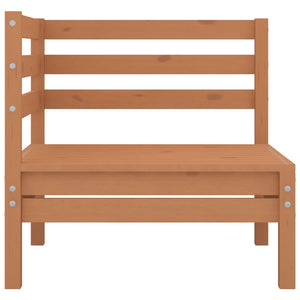 vidaXL 6 Piece Garden Lounge Set Honey Brown Solid Pinewood