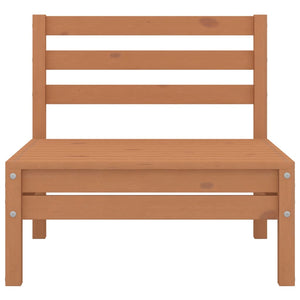 vidaXL 6 Piece Garden Lounge Set Honey Brown Solid Pinewood