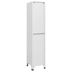 vidaXL Locker Cabinet Light Grey 38x40x180 cm Steel