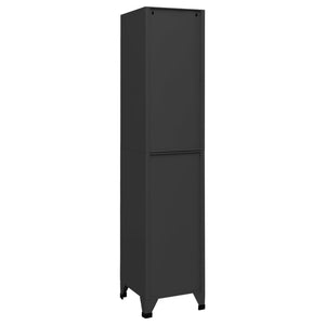 vidaXL Locker Cabinet Anthracite 38x40x180 cm Steel