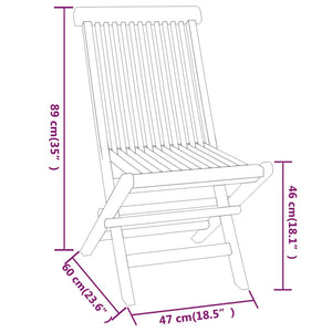 vidaXL 3 Piece Garden Dining Set Solid Wood Teak