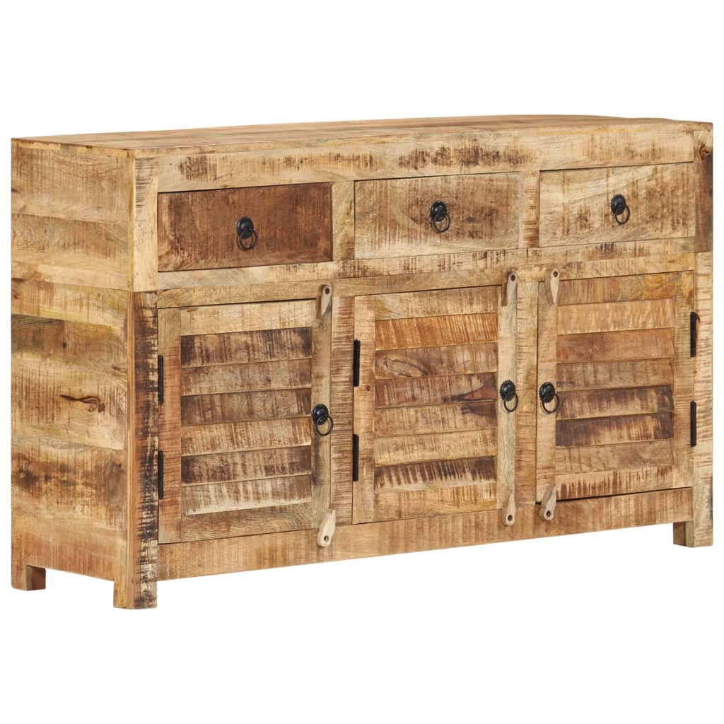 vidaXL Sideboard 110x30x65 cm Solid Wood Mango