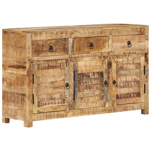 vidaXL Sideboard 110x30x65 cm Solid Wood Mango