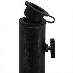 vidaXL Umbrella Base Black 48x48x33 cm Cast Iron