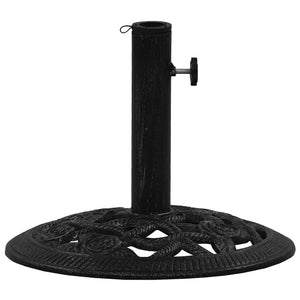 vidaXL Umbrella Base Black 40x40x32 cm Cast Iron