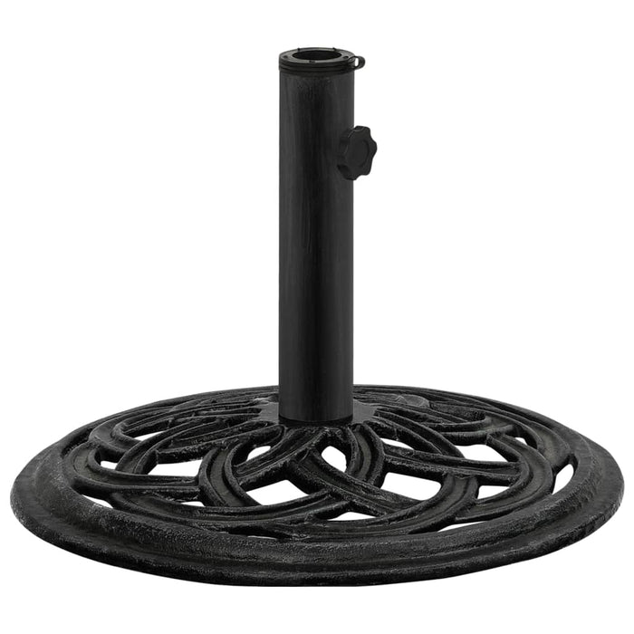 vidaXL Umbrella Base Black 44x44x31 cm Cast Iron