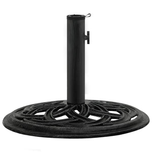 vidaXL Umbrella Base Black 44x44x31 cm Cast Iron