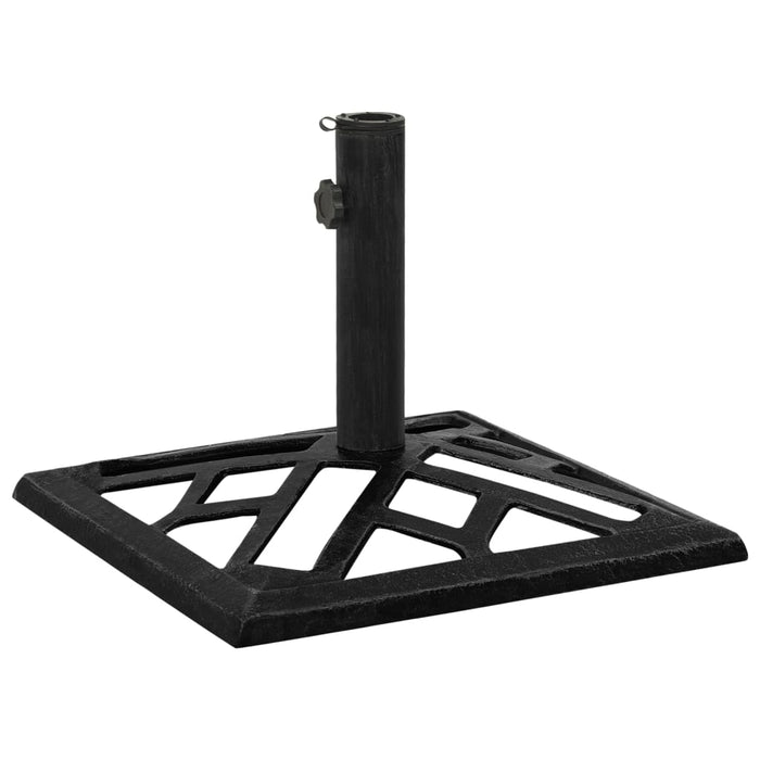 vidaXL Umbrella Base Black 44x44x31 cm Cast Iron