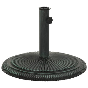 vidaXL Umbrella Base Green 45x45x30 cm Cast Iron