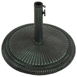 vidaXL Umbrella Base Green 45x45x30 cm Cast Iron