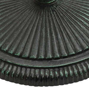 vidaXL Umbrella Base Green 45x45x30 cm Cast Iron