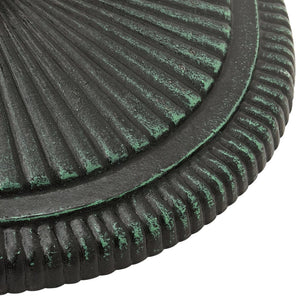 vidaXL Umbrella Base Green 45x45x30 cm Cast Iron