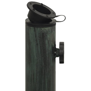 vidaXL Umbrella Base Green 45x45x30 cm Cast Iron