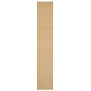 vidaXL Rug Natural Sisal 66x350 cm