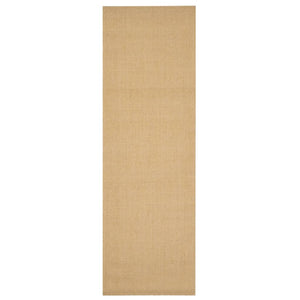 vidaXL Rug Natural Sisal 80x250 cm