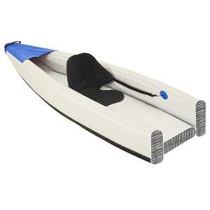 vidaXL Inflatable Kayak Blue 424x81x31 cm Polyester