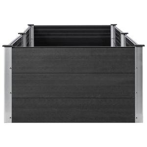 vidaXL Garden Raised Bed 200x100x54 cm WPC Grey