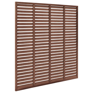 vidaXL Louver Fence WPC 180x180 cm Brown