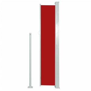 vidaXL Patio Retractable Side Awning 160x300 cm Red