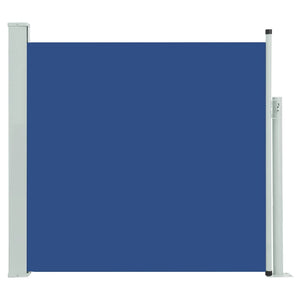 vidaXL Patio Retractable Side Awning 170x300 cm Blue