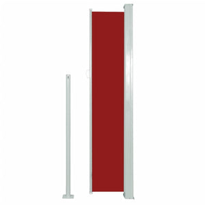 vidaXL Patio Retractable Side Awning 160x500 cm Red