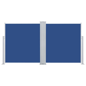 vidaXL Retractable Side Awning Blue 160x600 cm