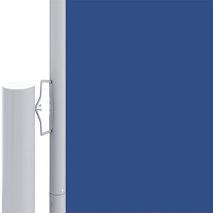 vidaXL Retractable Side Awning Blue 220x600 cm