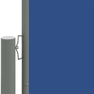 vidaXL Retractable Side Awning Blue 220x1000 cm