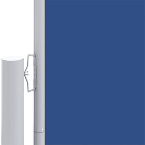 vidaXL Retractable Side Awning Blue 180x1200 cm