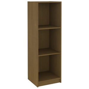 vidaXL Book Cabinet/Room Divider Honey Brown Solid Pinewood