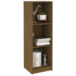 vidaXL Book Cabinet/Room Divider Honey Brown Solid Pinewood