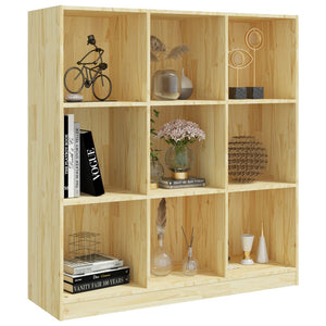 vidaXL Book Cabinet/Room Divider 104x33.5x110 cm Solid Pinewood