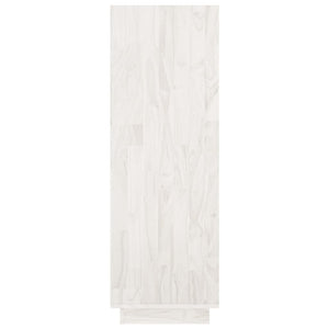 vidaXL Book Cabinet/Room Divider White 80x35x103 cm Solid Pinewood